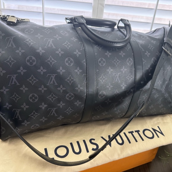 Keepall 55 Bandoliere Travel Bag - Picture 3 of 10